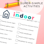 crayons | indoor bucket list | This Time Of Mine