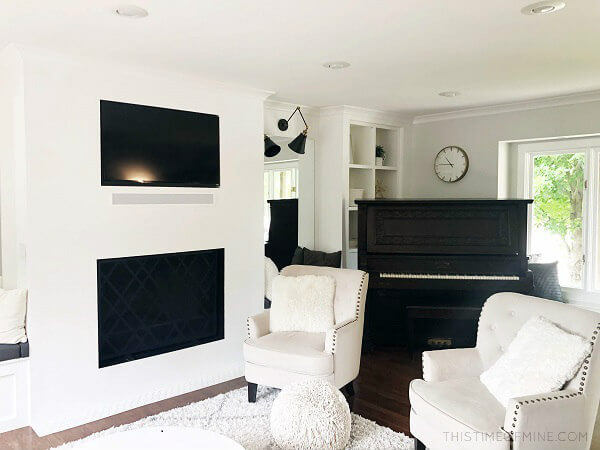 living room remodel | before and after | Home improvement | house projects | fireplace | built-in cabinets | renovation | home updates