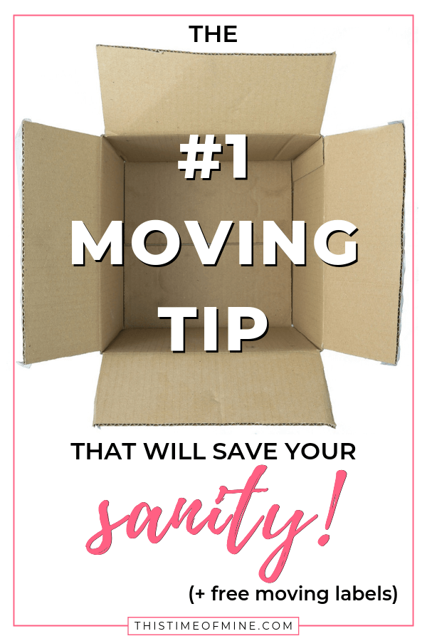 The #1 Moving Tip That Will Save Your Sanity