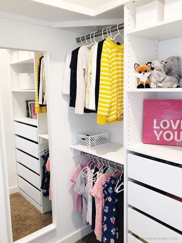 small walk-in closet | Small closet organization | walk-in closet | children's closet | kid's closet | DIY | budget upgrade | closet makeover | before and after | home improvement | maximize storage | organization ideas | storage ideas | closet ideas | bedroom closet | storage spaces | IKEA Pax