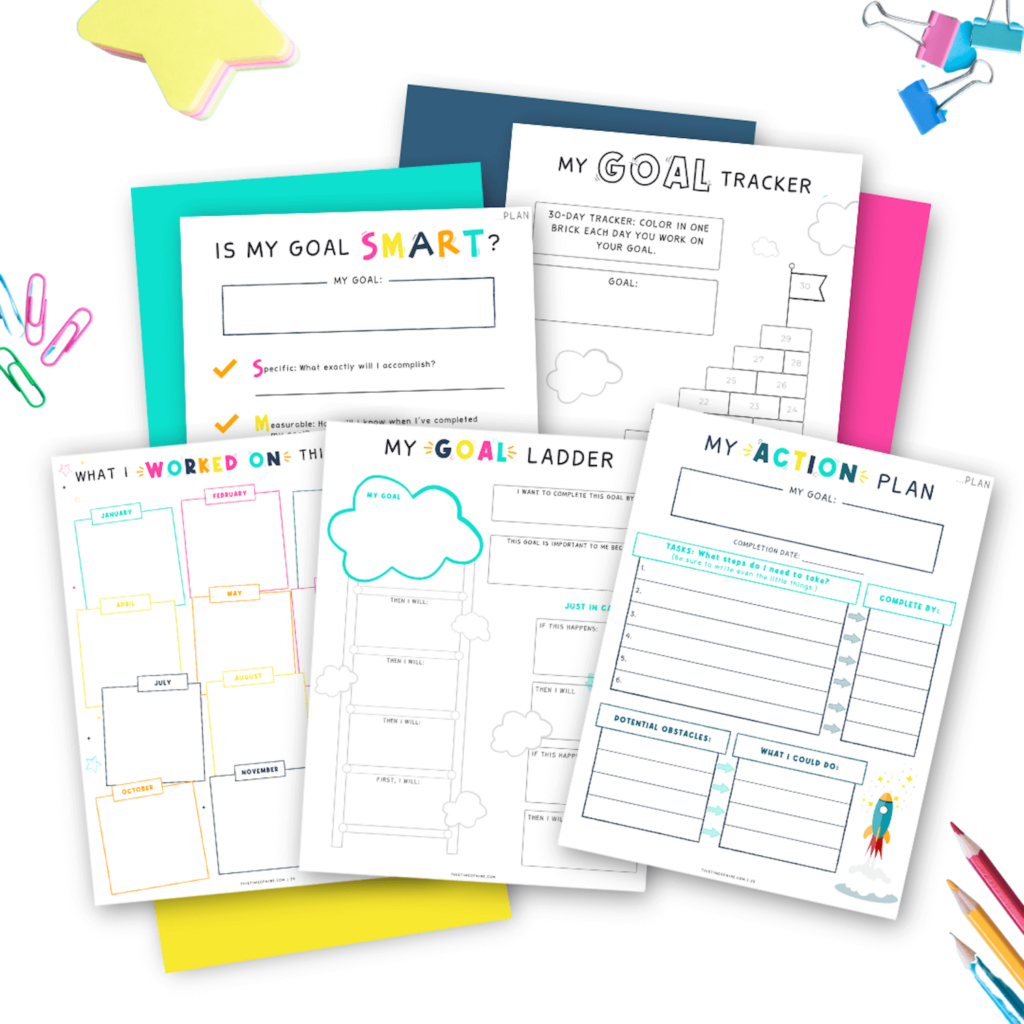 Dream Big Goal Planning Kit For Kids | This Time Of Mine