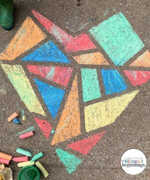 chalk mosaic | This Time Of Mine