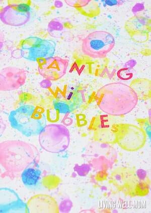 painting with bubbles | This Time Of Mine