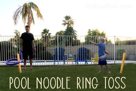 pool noodle ring toss | This Time Of Mine