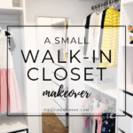 Small Walk-In Closet Makeover Using IKEA Pax