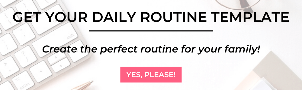 Daily Routine Template | This Time Of Mine