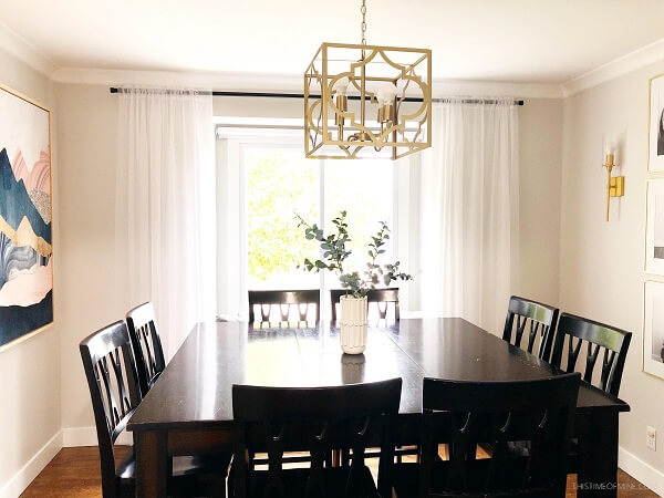 small dining room | before and after