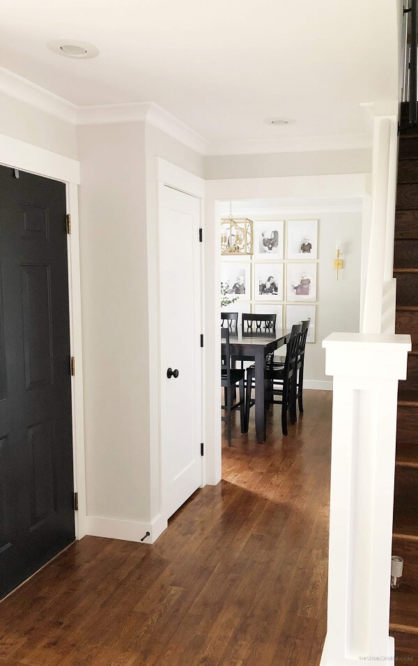 small dining room | before and after