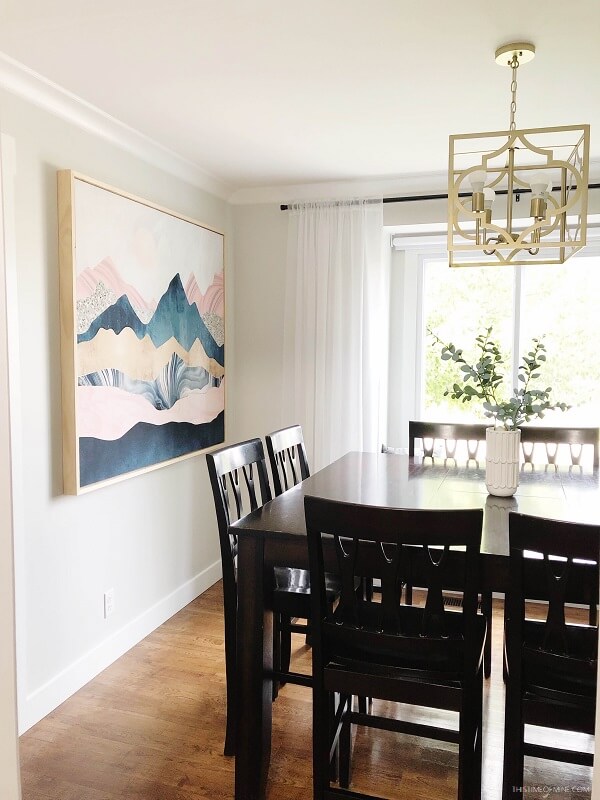 small dining room | before and after
