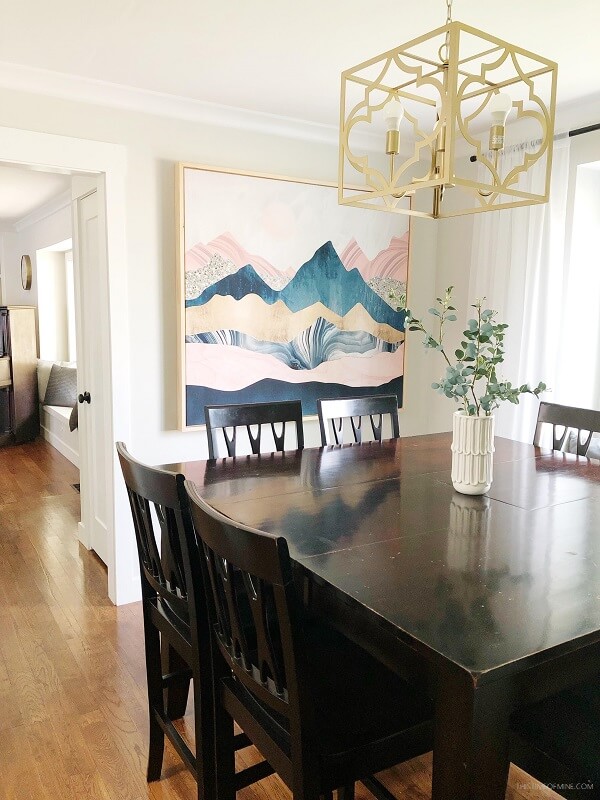 small dining room | before and after