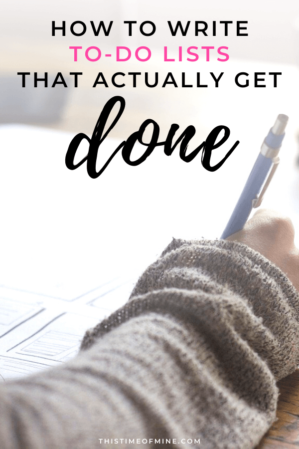 How To Write To-Do Lists That Actually Get Done