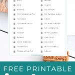 indoor scavenger hunt printable for kids | This Time Of Mine