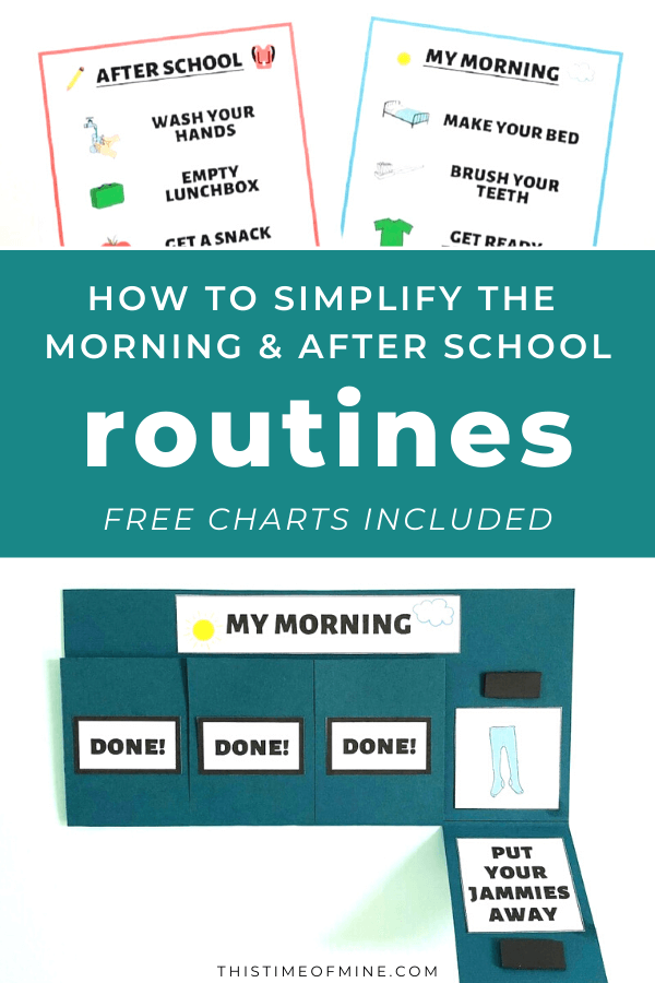 How To Simplify The Morning And After School Routines