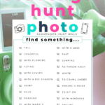 photo scavenger hunt for kids | This Time Of Mine