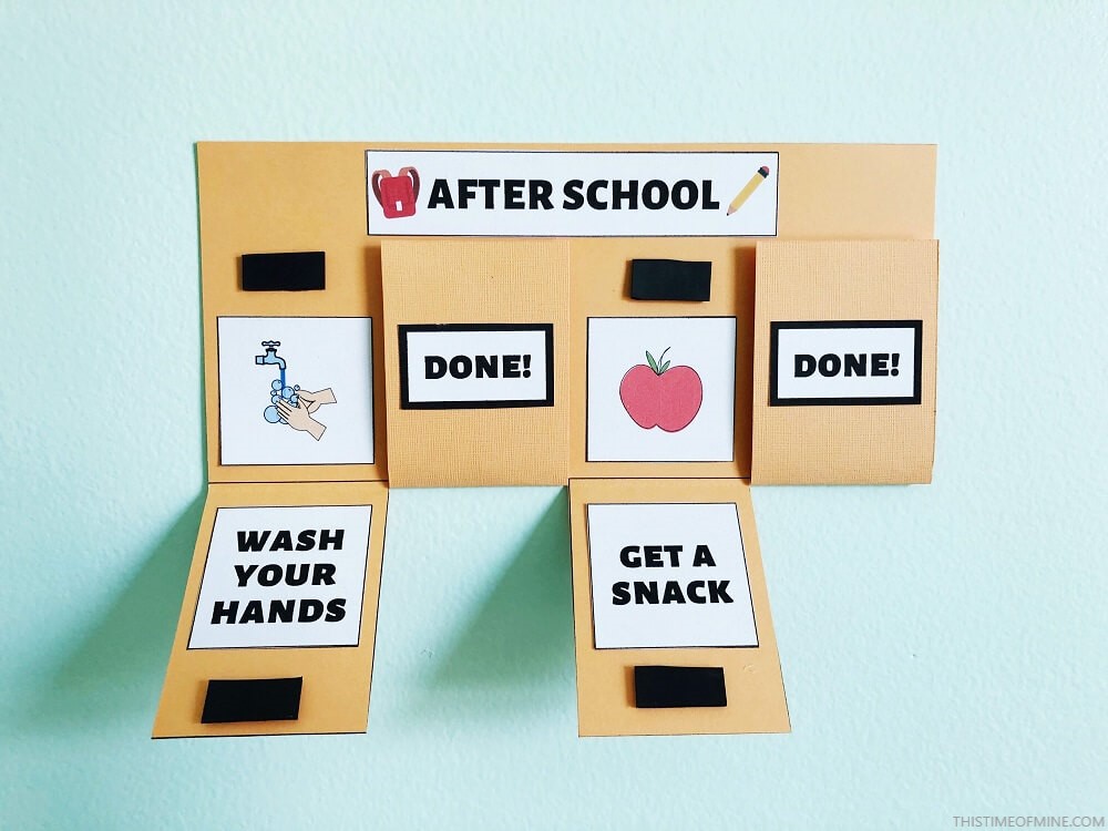 before and after school routines | routine chart | parenting | teaching responsibility