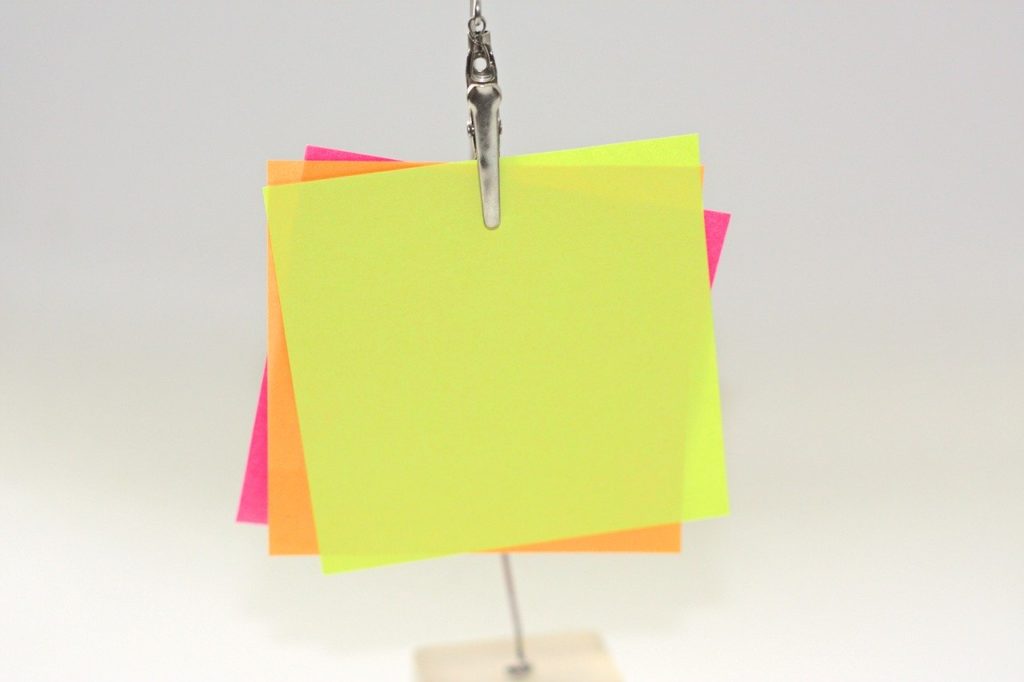 sticky notes | get things done | This time Of Mine
